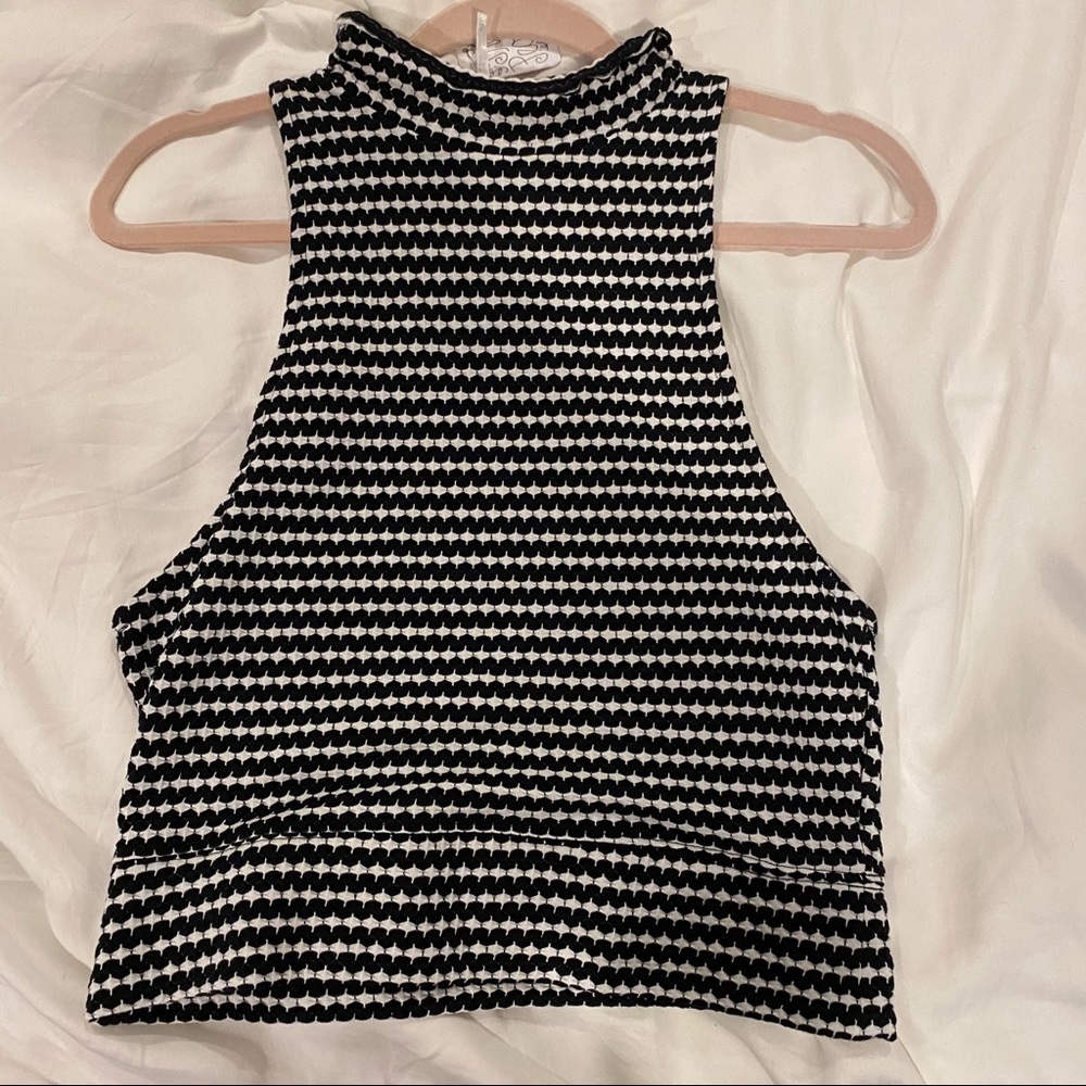 Free People black and white striped Tank